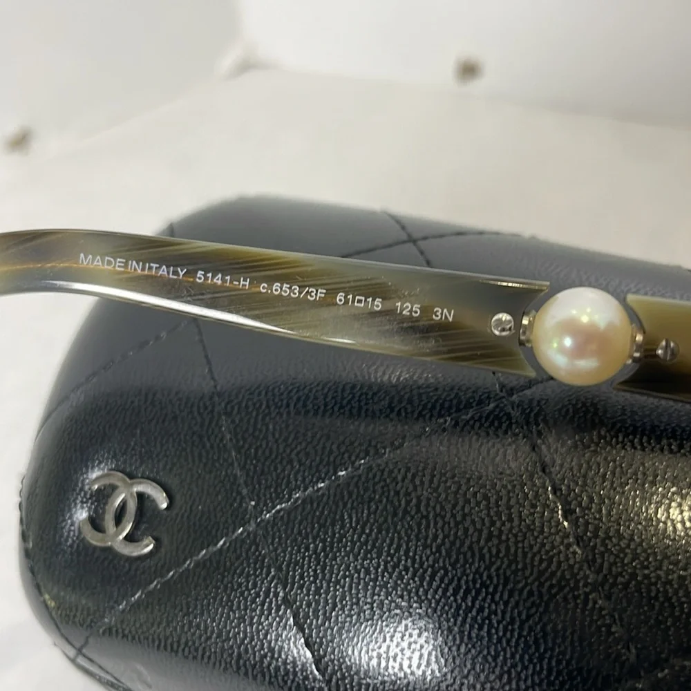 CHANEL‎ COLLECTION PERLE SUNGLASSES MADE IN ITALY POLARIZED LIMITED EDITION